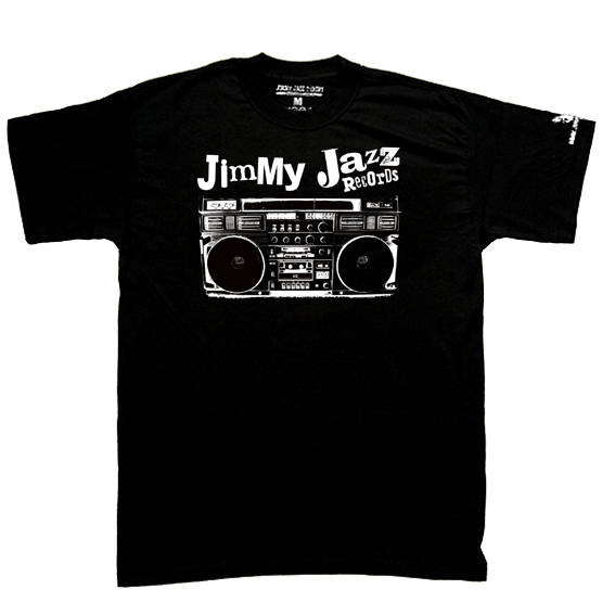 Jimmy Jazz Records Boombox (czarna) CIUCHY \ Koszulki \ męskie