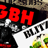 G.B.H., UK SUBS, BLITZ i inni na winylowych krażkach z Papagajuv Hlasatel Records.