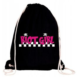Riot Girl (szachownica) (Plecak - worek)