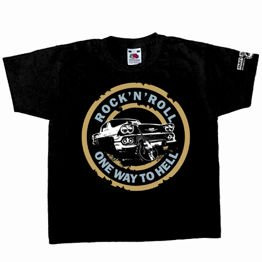 Rock'n'roll - One Way To Hell  (dziecięca, czarna)