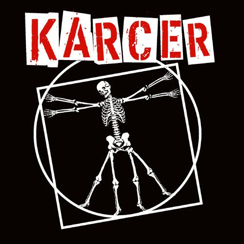 Karcer - Szkielet (czarna z lamówkami)