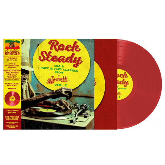Various - Rock Steady (Classics from Treasure Isle) Volume 2 (LP, czerwony winyl)