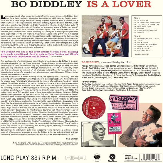 Bo Diddley Is a Lover (LP, czarny winyl, 180g)