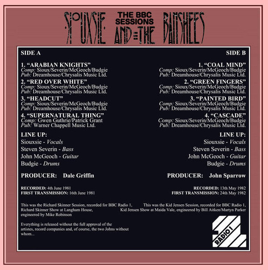 The BBC Sessions 1981 - 1982  (LP, czarny winyl)